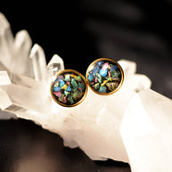 Crushed Opals Earrings