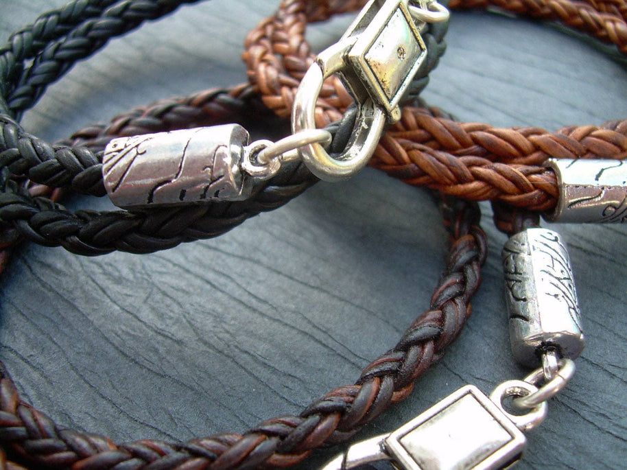 Braided Leather Bracelet