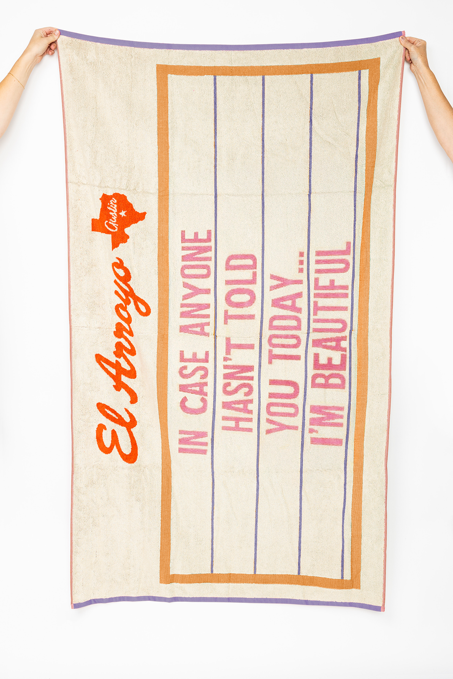 I'm Beautiful Beach Towel - 36" x 70"