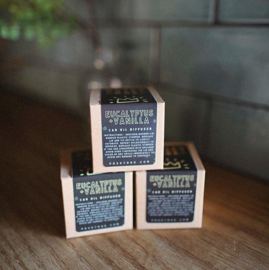 Eucalyptus + Vanilla Car Diffuser