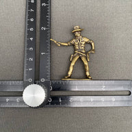Cowboy Brass Figurine