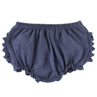 Denim Knit RuffleButt Bloomer