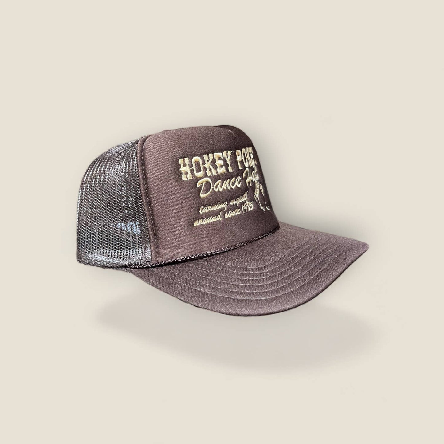 Hokey Pokey Dance Hall Trucker Hat | Brown