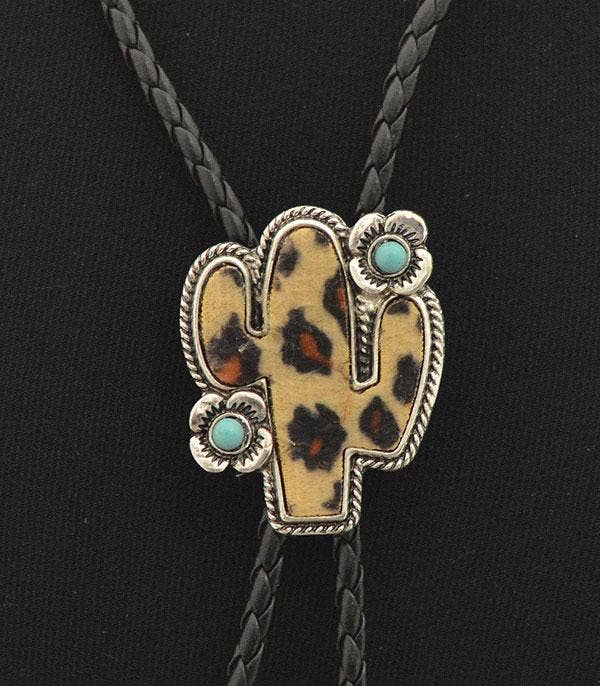 Leopard Cactus Bolo