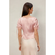 Satin & Lace Blouse