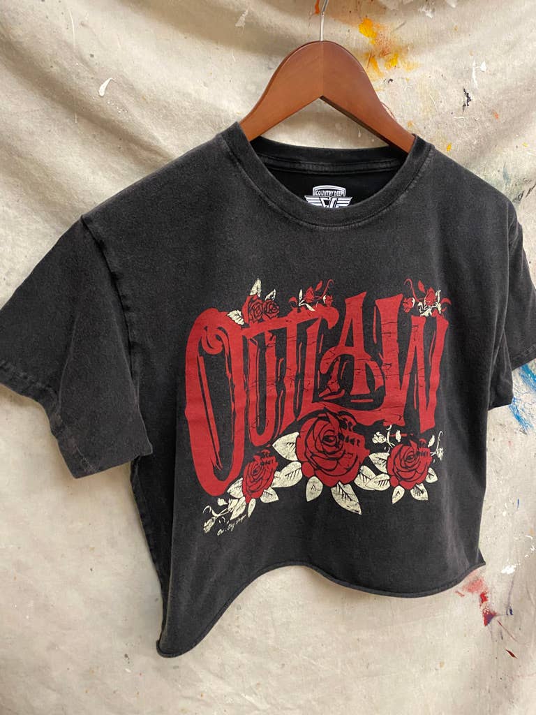 Outlaw Cropped T-shirt