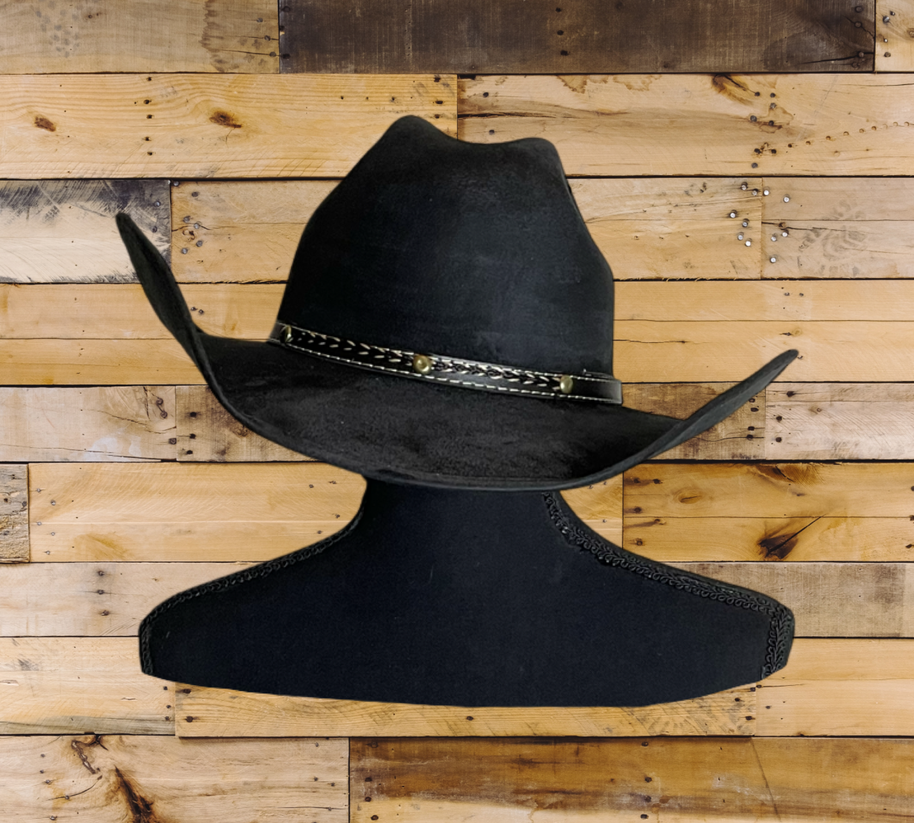 Vegan Suede Cowboy Hat 