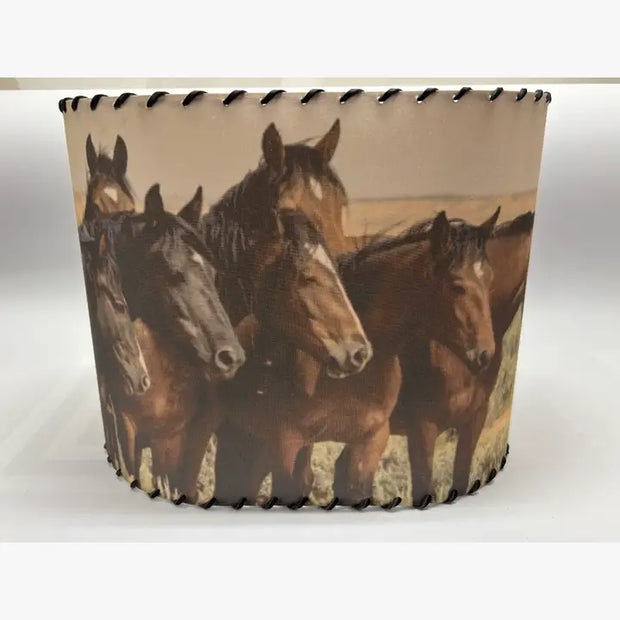 Horse Herd Lampshade