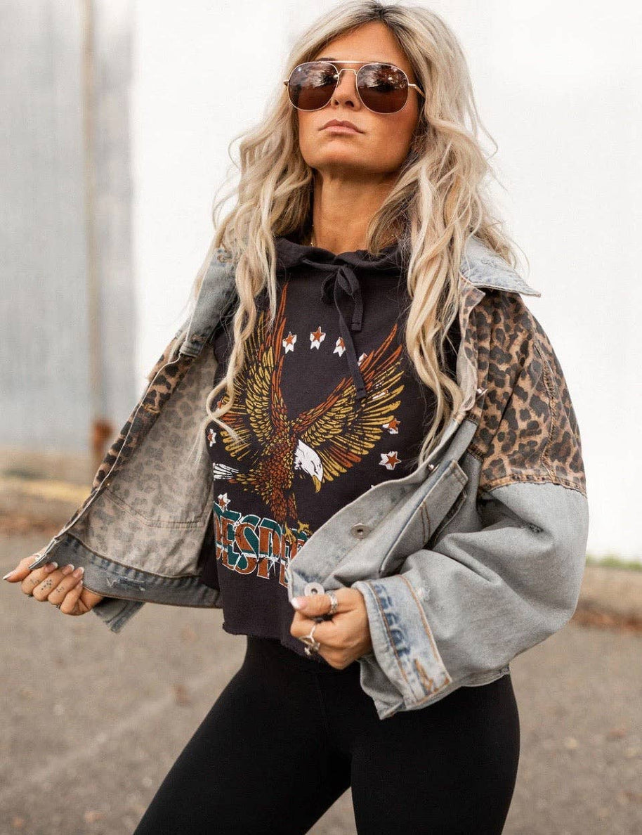 Desperado Cropped Hooded sweatshirt