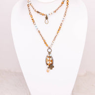 Emma Necklace in Amazonite and Jasper