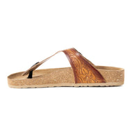 Myra Crockler Hand-Tooled Sandals