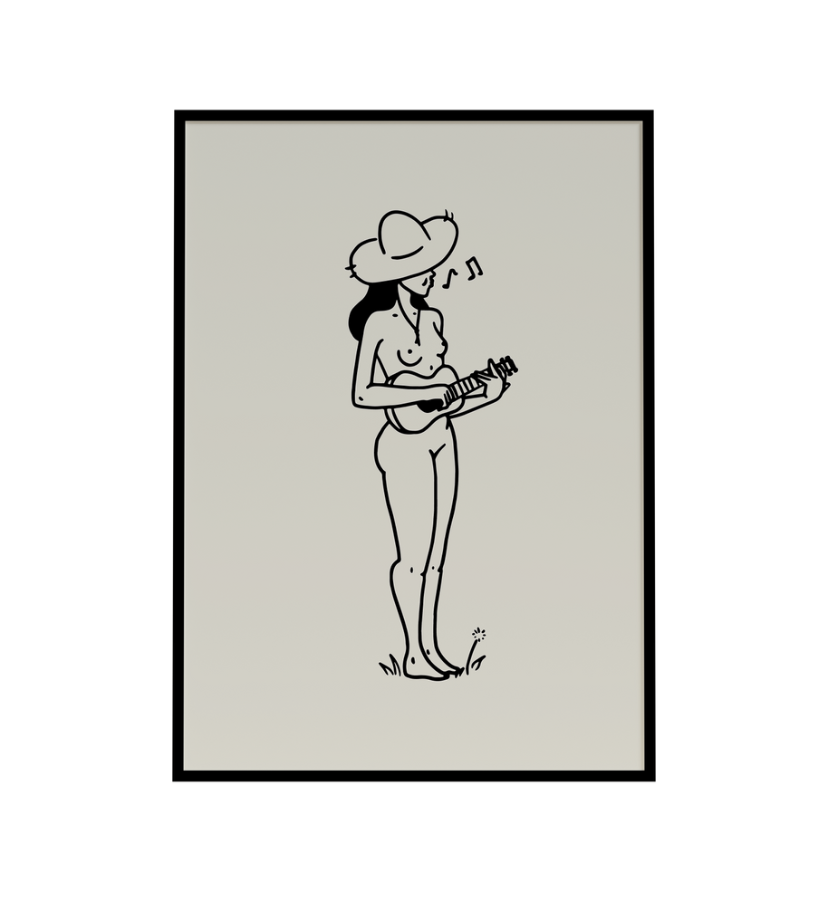 Music Lover Minimal Art Print