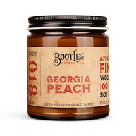 Georgia Peach - 8oz Soy Wax, Wood Wick Candle
