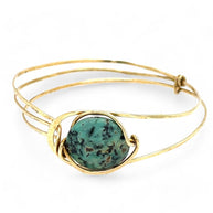 Handmade Turquoise Moon Bracelet