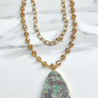 Sabrina Gold Short Necklace