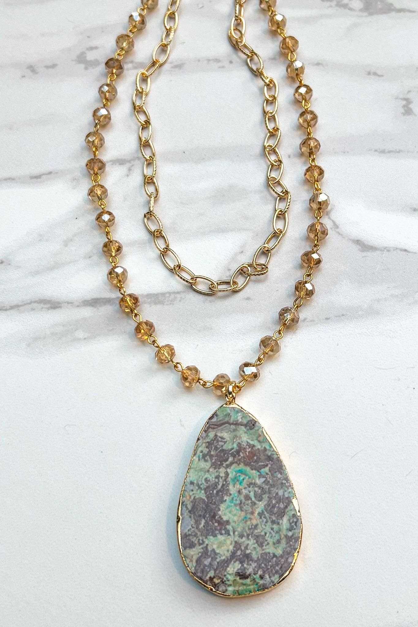 Sabrina Gold Short Necklace