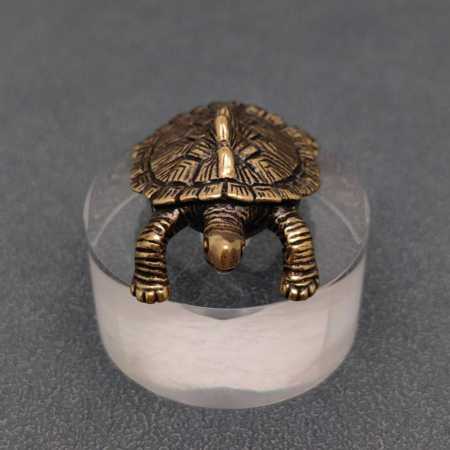 Turtle Brass Figurine