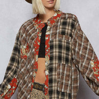 Vintage Washed Plaid Shirt