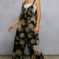 Vintage Washed Denim Overalls