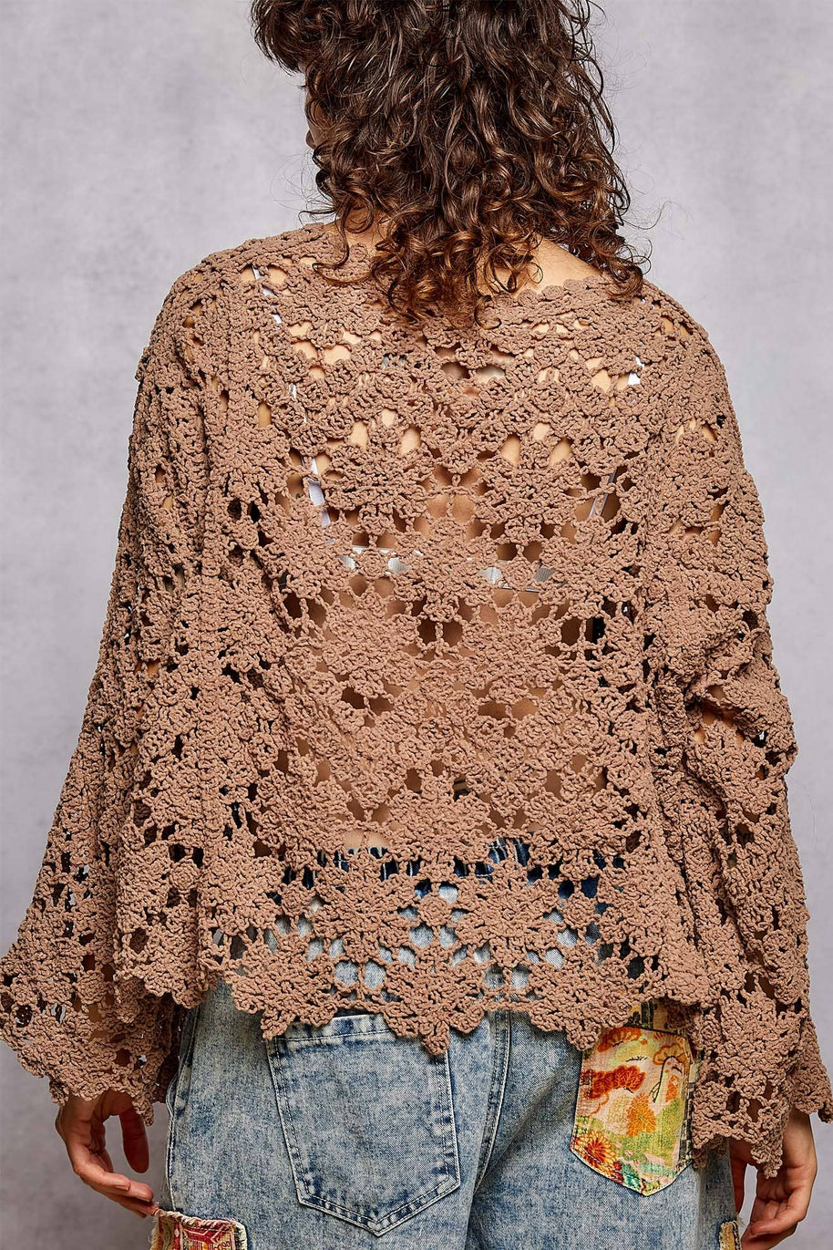 Crochet Chenile Sweater