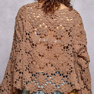 Crochet Chenile Sweater