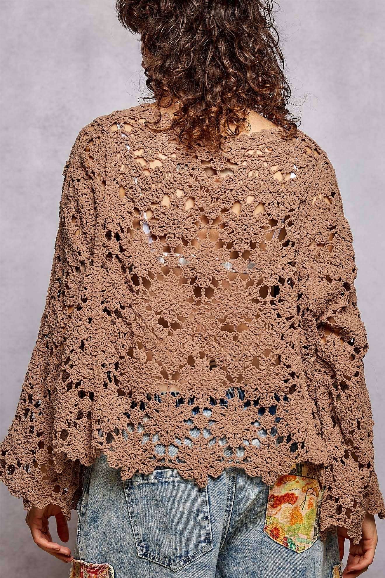 Crochet Chenile Sweater