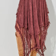 Lace Layered Hem Skirt
