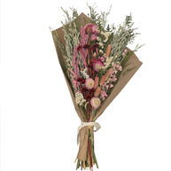 Dried Strawflower Garden Bouquet