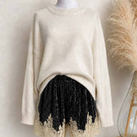 Crushed Velvet & Lace Shorts, Three Colors