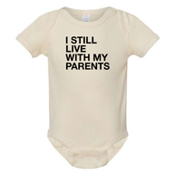Live with Parents Onesie
