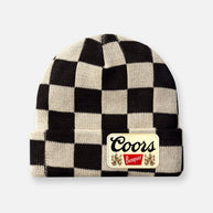 Checkerboard Coors Banquet Beanie