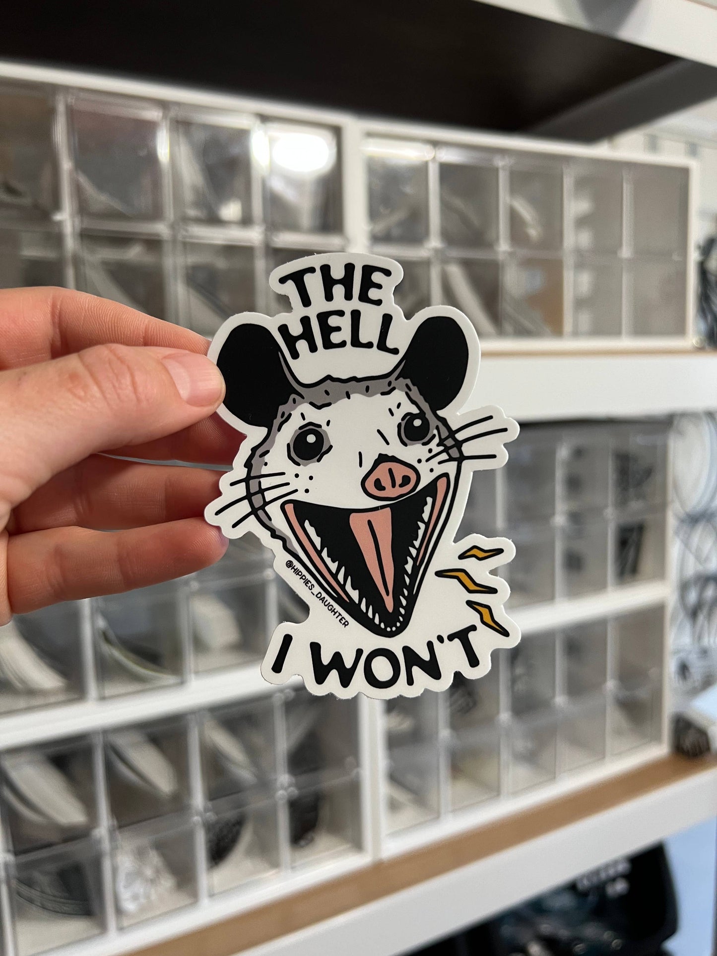 Hell I Won't // sticker