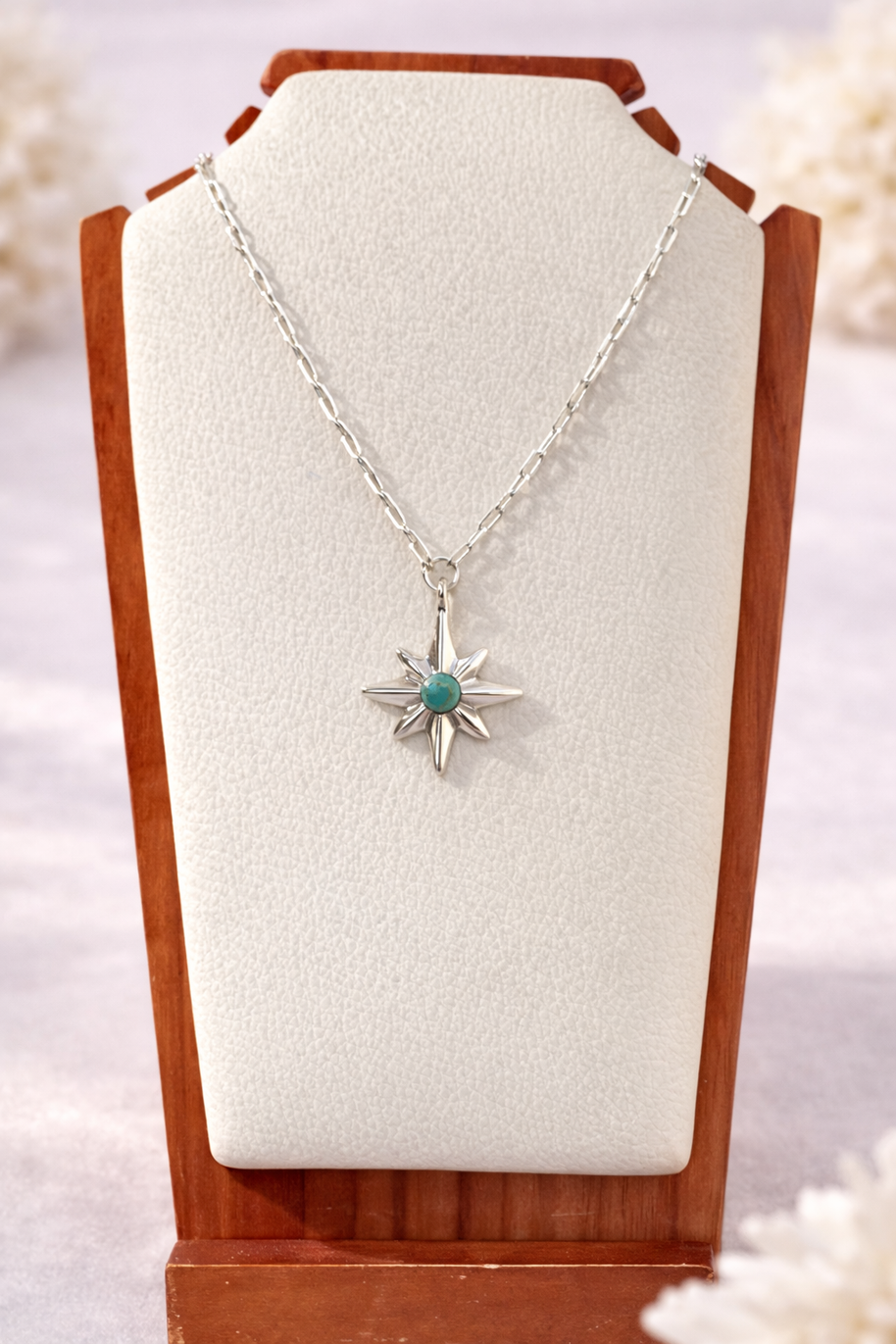 Grand Canyon Turquoise Star Dainty Necklace