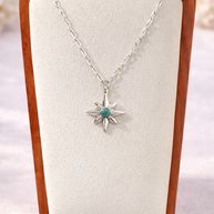 Grand Canyon Turquoise Star Dainty Necklace