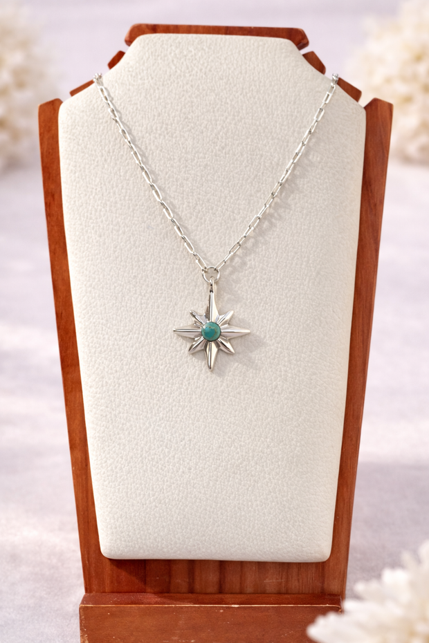 Grand Canyon Turquoise Star Dainty Necklace