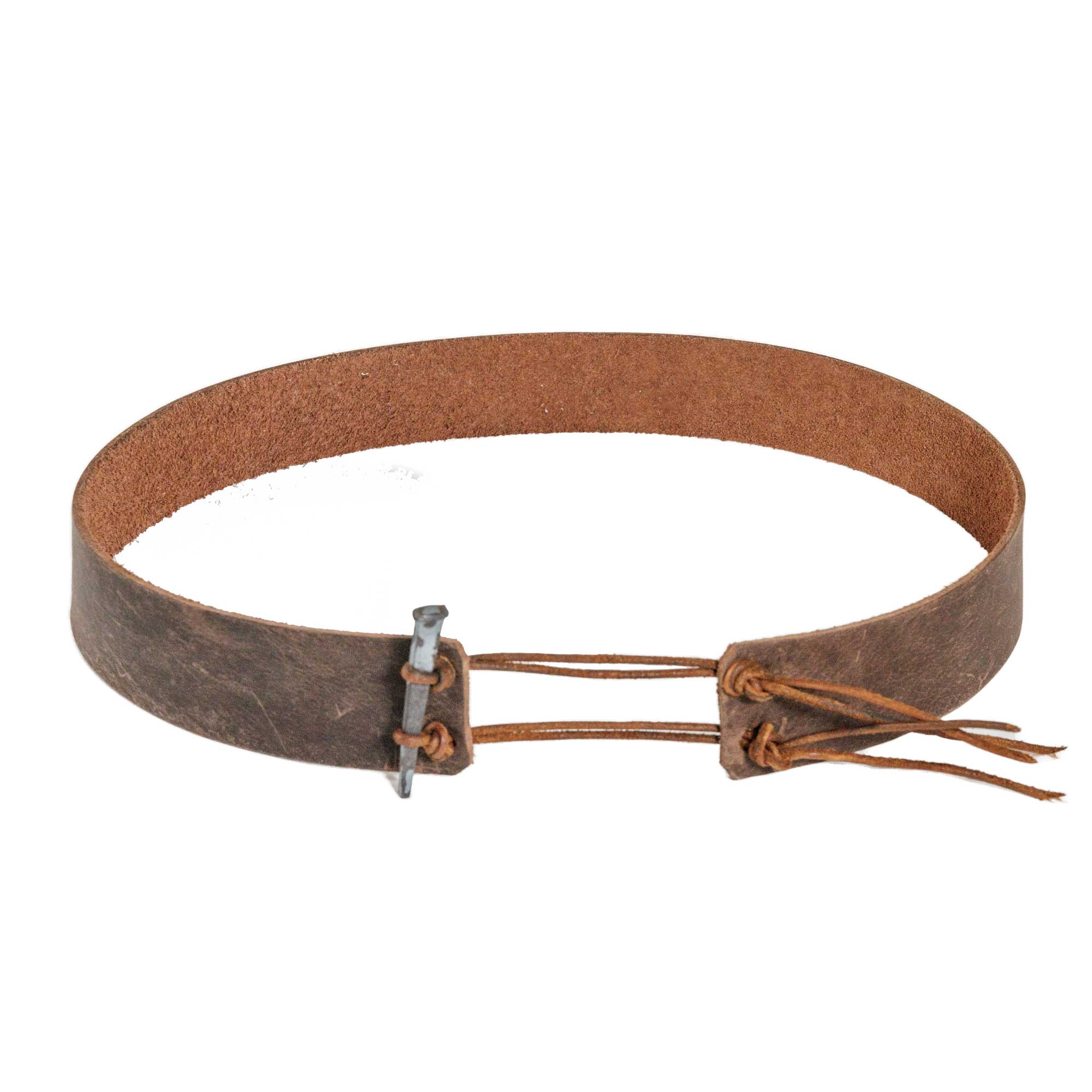 Genuine Leather Hat Band - Style Rawhide