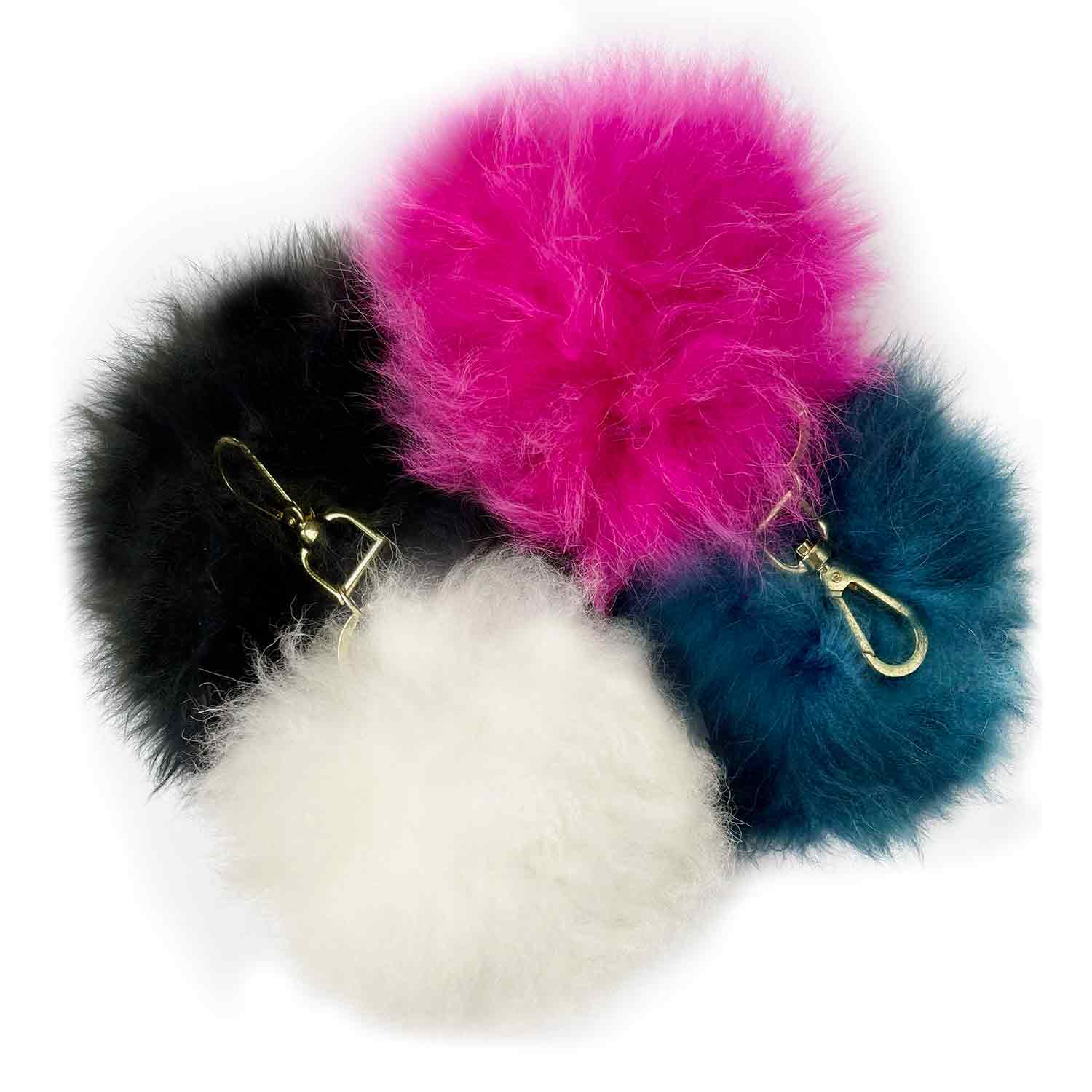Alpaca Keychain Pom Poms | 6