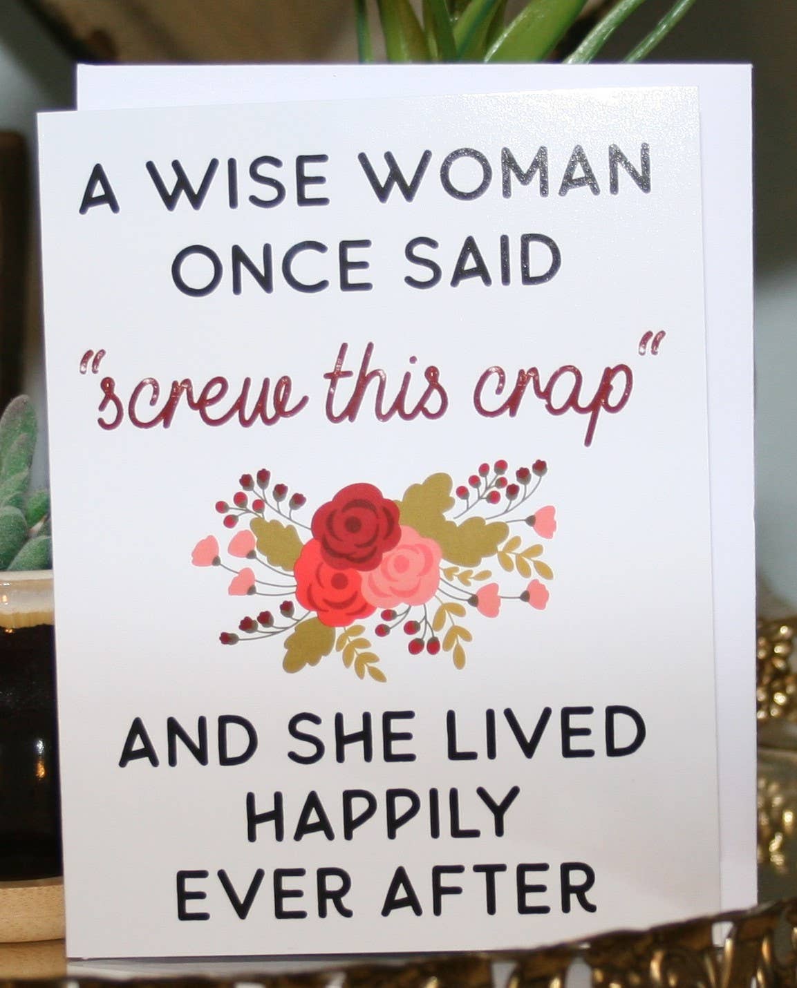 Screw this Crap Greeting Card