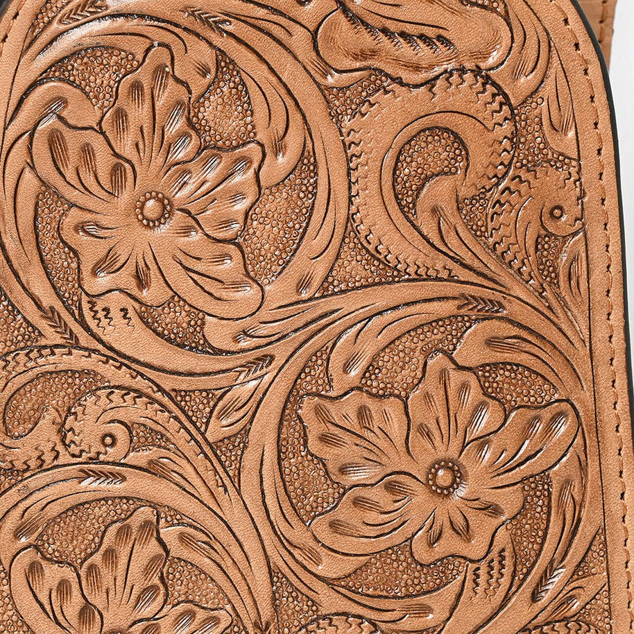 American Darling Hand-Tooled Sling Bag  ADBG1542A