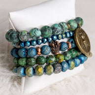 Tessa Bracelet in African Turquoise