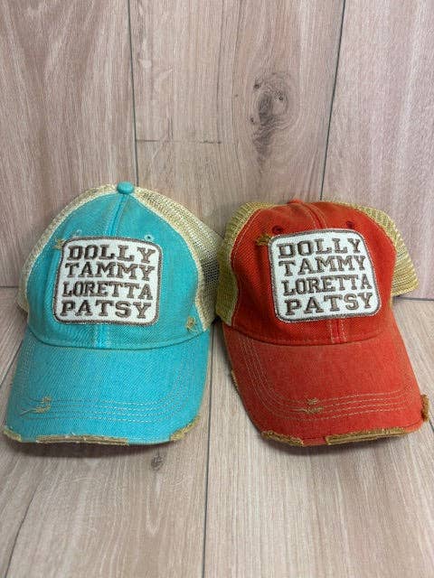 Dolly Tammy Loretta Patsy snapback Hat