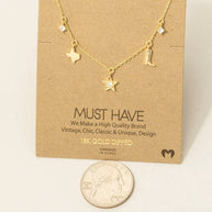 Texas Star Boots Western Station Necklace