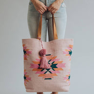 Pink Aztec Tote