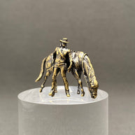 Cowboy Horse Figurine