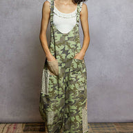 Vintage Washed Denim Overalls