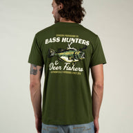 Deer Fishers T-Shirt - Army Green