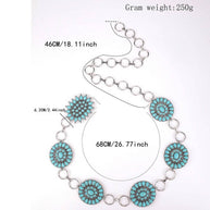 Turquoise Concho Belt
