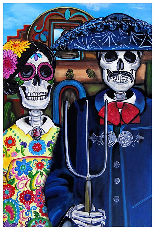 Mex AM Gothic - Art Print