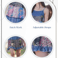 Babydoll Dress Denim Yoke