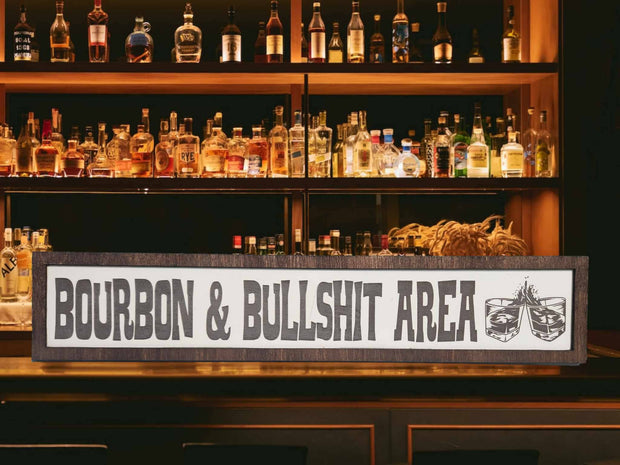 Bourbon & BS Sign